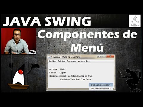 Que son los Componentes de Menu Java Swing ?