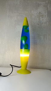 Vintage Lava Lamp, Yellow Base, Yellow Wax - Retro Night Light - Etsy Canada