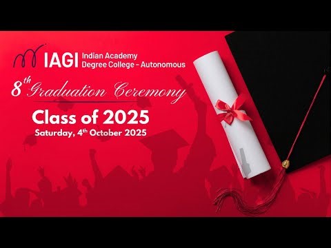 8th Graduation Day | Indian Academy Degree College Bengaluru | Celebrating Future Leaders! 2025