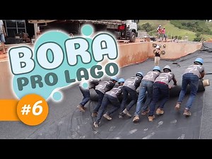 Muitos detalhes da construção de um lago! | Bora pro Lago #6