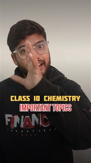 Class 10 Chemistry Most Important Topics For BOARD EXAM🧪 #class10 #class10chemistry #shorts