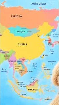 Asia country map|all country in this map| learn for kids