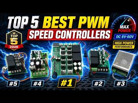 Top 5 Best PWM Speed Controllers for DC Motors | 12V, 24V, 48V High Power Regulators