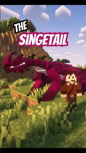 THE SINGETAIL!!! - DRAGON ENCICLOPEDIA #httyd #isleofberk #minecraft