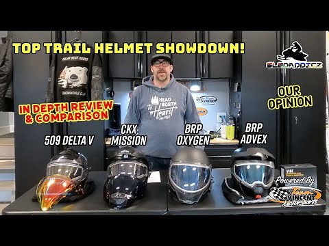 Top Trail Helmet Showdown - Snowmobile Edition | 509 vs CKX vs BRP | The Best of the Best for 2024