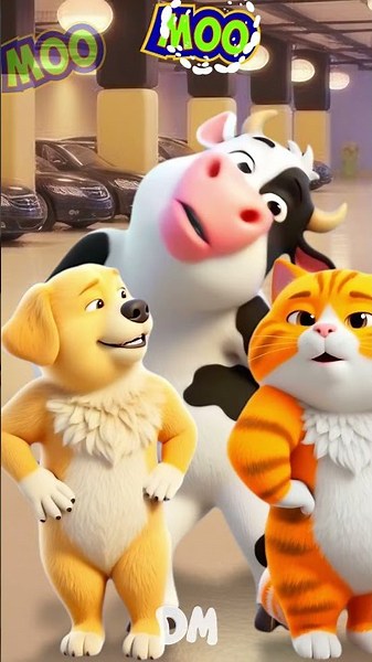 Animal Sounds for Toddlers! 🐶🐱🐮 #shorts #nurseryrhymes
