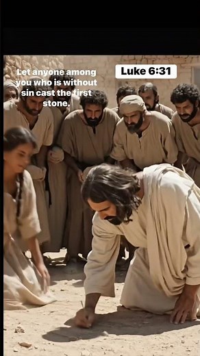 Jesus said, “Let anyone without sin cast the first stone” (John 8:1-11).