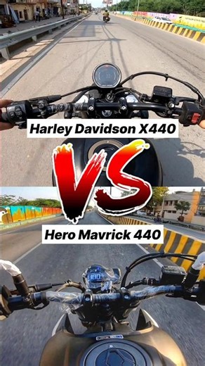 Harley Davidson X440 vs Hero Mavrick 440 🤯🔥 Gear Challenge #shorts #harleydavidsonx440