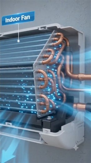 How an Air Conditioner Works ❄️ | AC Cooling Explained in 3D Animation | Easy Science