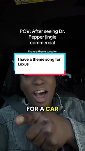 Innovative Theme Song for Lexus Celebrating Dr. Pepper