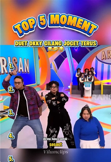 Top 5 Moment Duet Okky Gilang Joget Terus — Arisan Trans7