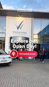 14 reactions | Join us for our first Open Day of 2025 at Trowbridge Campus! Find your subject area, meet your lecturers and you can even apply for your course on the day. And don't forget to check out Tech Trowbridge during your visit!  Wednesday 22nd January  5pm - 7pm Register to attend via the Events link: https://bit.ly/3Px0hKa #Trowbridge #OpenDay #WeAreYourNextStep #2025 | Wiltshire College & University Centre | Facebook