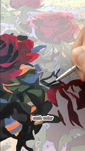 Watch This Stunning Paint by Numbers Art Come to Life! 🎨 | Relaxing DIY Painting Tutorial
