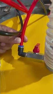 Powder coating Gema gun set up.