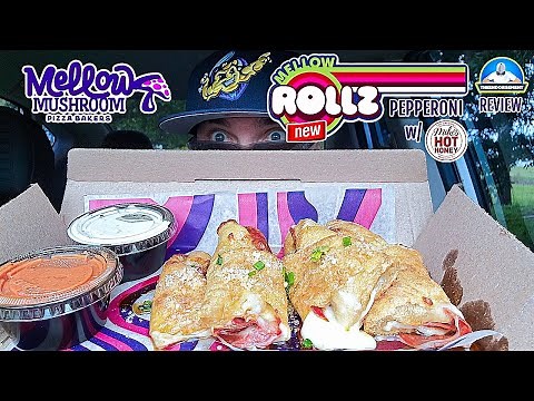 Mellow Mushroom® Pepperoni Mellow Rollz With Mike's Hot Honey® Review! 😏🧀🌶️🍯 | theendorsement