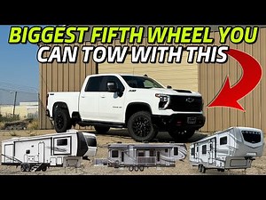 Biggest Trailer You Can Tow With A 2025 Chevy Silverado Trail Boss!