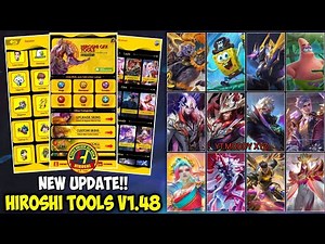 HIROSHI TOOLS V1.48 | APK SCRIPT SKIN MLBB 2026