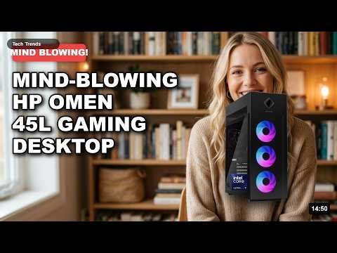 MIND-BLOWING HP OMEN 45L Gaming Desktop Review - Unlock AI Power, Unbeatable Performance