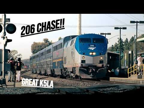 [4K] Amtrak 206's K5LA SHREDS THE SURFLINE !!! (2026)