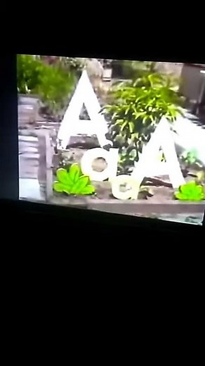 Sesame Street Letter A in the Garden