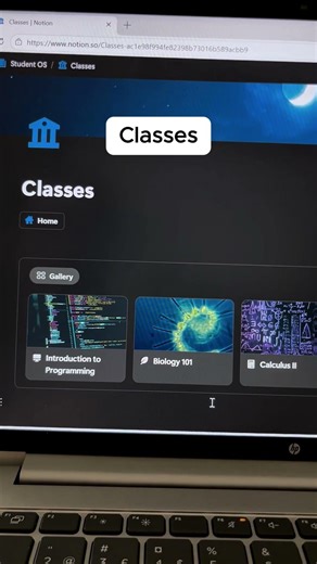 Minimal Notion setup for students 🎓✨ 📚 #notion #productivity #studying