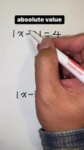 How to solve absolute value equations | solving an absolute value equation #algebra #reels | Math Tricks