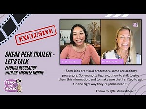 Sneak Peek Inside the Agency: Let's Talk: Emotion Regulation with Dr. Michele Thorne