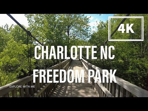 [4k] Freedom Park in Charlotte, North Carolina - Walking Tour