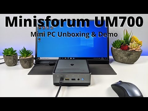 Minisforum UM700 AMD Ryzen 7 Mini PC Unboxing and Demo - With DISCOUNT code