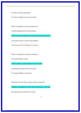 Databases and Data Analytics Questions and Answers Latest Version Already Passed1404 636x882