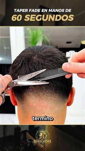 Taper fade in under 60 seconds. 💈#barberionx