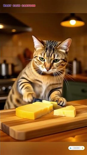 cute cat video, cat cooking cheez #cat #catvideo #cartoon #babycartoon