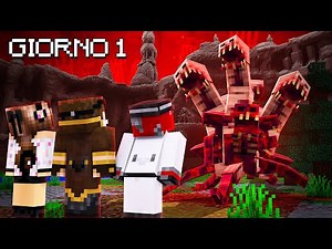 Sopravvivo 100 GIORNI ai MOSTRI HORROR di MINECRAFT con I MIEI AMICI!