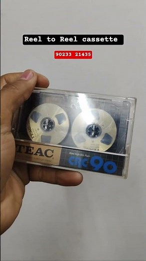 TEAC CRC 90 Reel to Reel TapeMade in 🗾 Japan Reel to reel metal reel cassette (90233 21435)