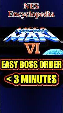 Mega Man 6 Easy Boss Order in under 3 minutes. #NESencyclopedia #nesgames #retrogaming #megaman