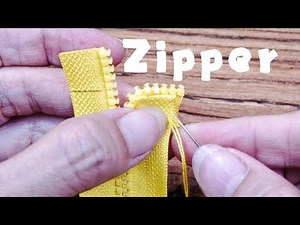 How to Sew a Lined Zipper Pouch / Super Easy Pouch Tutorial Step by step #sewingtricksandtips