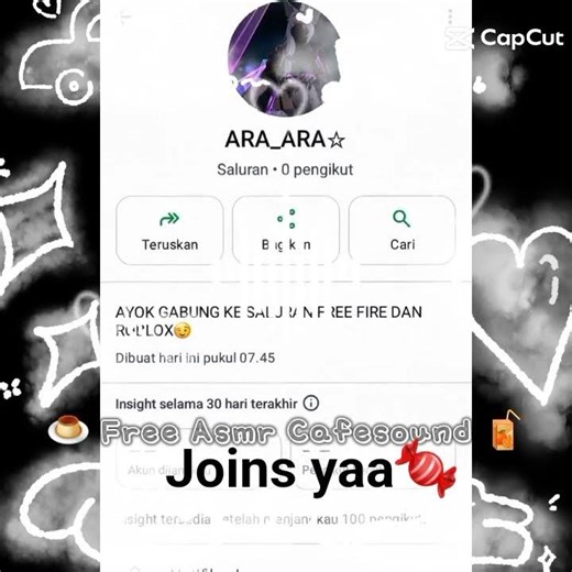 yg mau join harus subcribe🍑