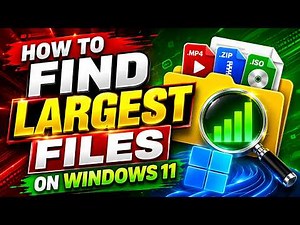 How to Find Largest Files on Windows 11