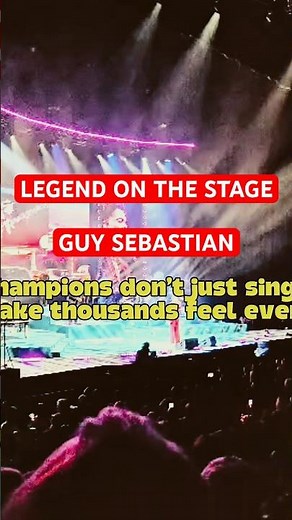 Sydney Witnessed A Legend | Guy Sebastian Live