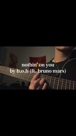 “nothin’ on you” by b.o.b (ft. bruno mars) #cover #singing #guitartok #nothinonyou #brunomars