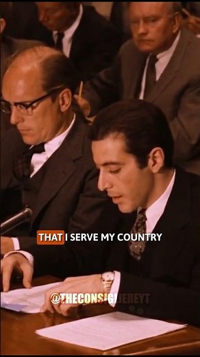 The testimony of Michael Corleone at his trial