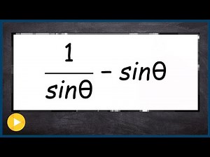 Adding fractions with trig expressions