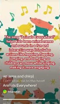 🎶 animals everywhere 🎶
