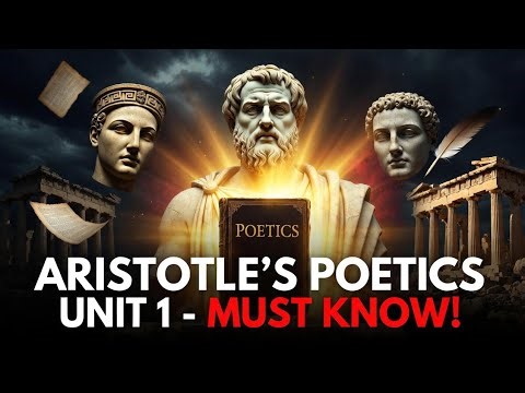 Greek Critics – Aristotle’s Poetics | Unit 1 | Mimesis, Catharsis & Tragedy Explained