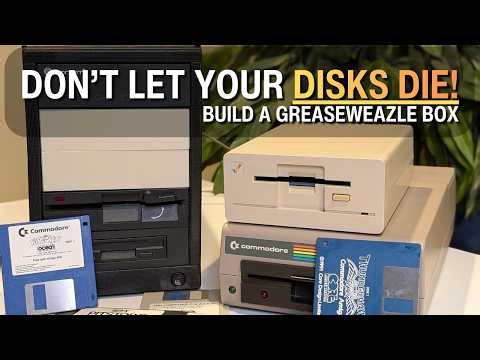 Build a Greaseweazle box to keep your vintage Commodore 64 and Amiga disks alive!