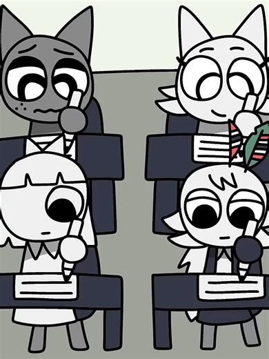 💩 Pooping in class 💩 _ Sprunki Incredibox _ Fundamental paper education _ Sori studio animation