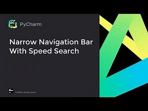 How to use speed search to navigate files in PyCharm