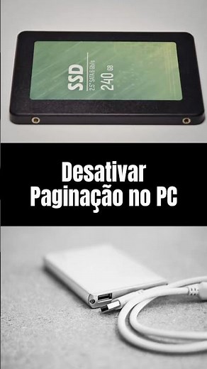 Como desativar o arquivo de paginação do Windows para ganhar espaço e reduzir uso de SSD?