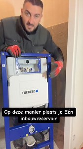 Inbouwreservoir plaatsen geberit up320#fy #foryoupageシ | Loodgieter Ram