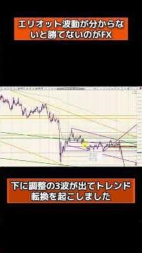 Elliott Wave Theory is absolutely essential for winning in FX! #FXbeginner #investment #tradingsc...